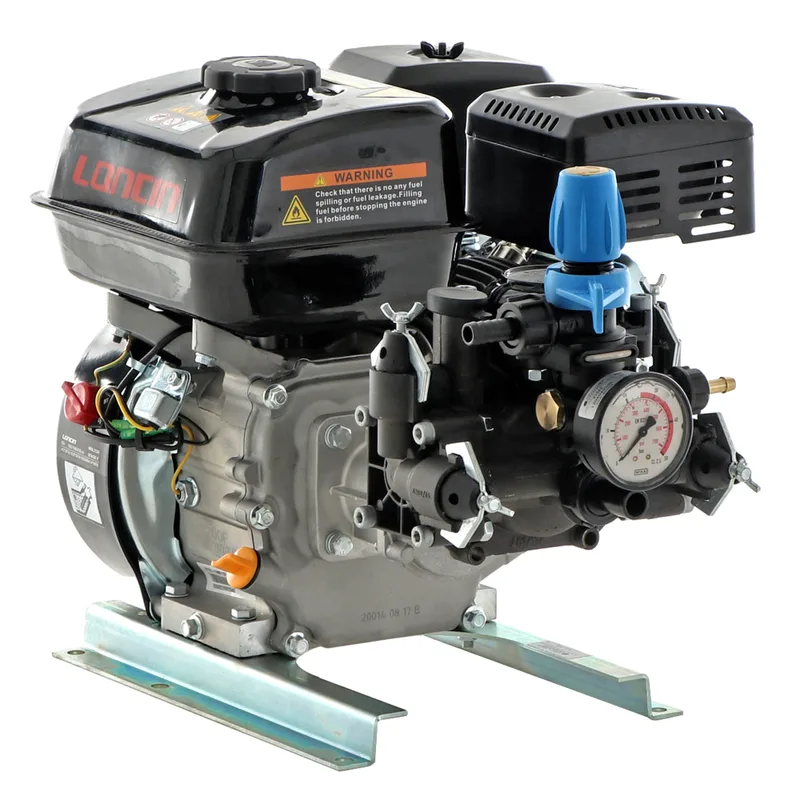 Motopompe de pulvérisation Comet MTP MC25 SC. 4T - moteur Loncin G200F - versions pour acides et produits chimiques