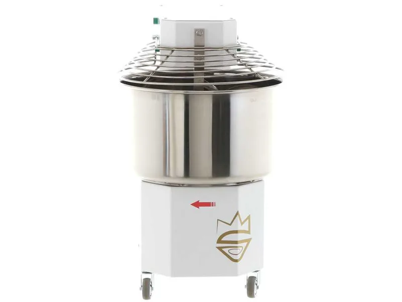 Pétrin à spirale à haut niveau d'hydratation SPIRALMAC SV38 2VEL HH triphasé - 38 Kg