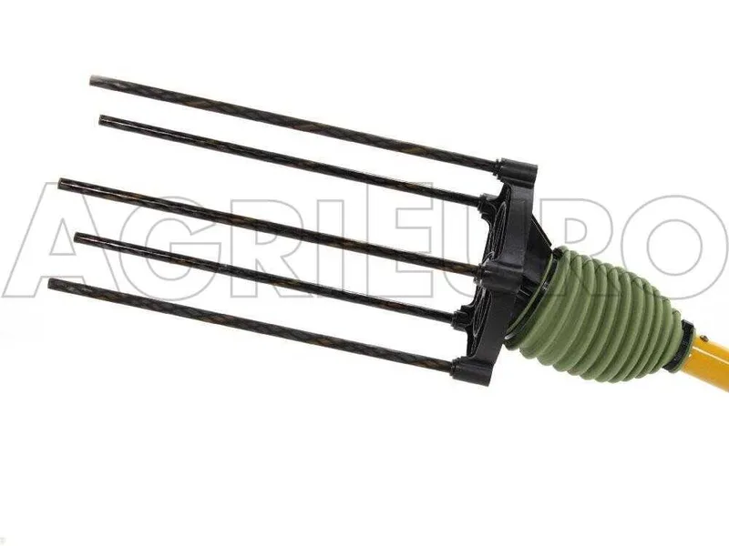 Peigne vibreur électrique à batterie Oliviero Light 2.0 avec perche fixe en aluminium de 180 cm