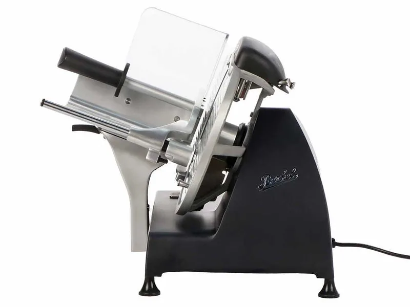 Berkel Red Line 250 Noir opaque - Trancheuse avec lame en acier de 250 mm