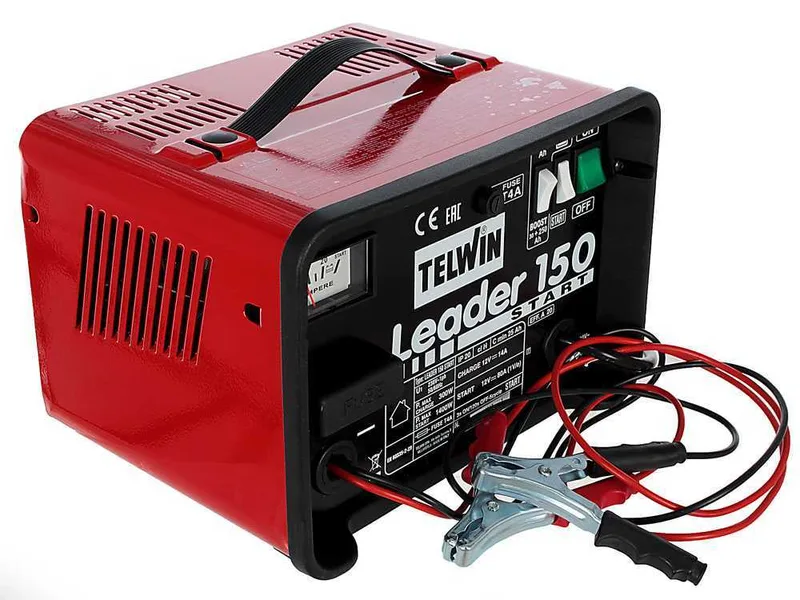 Telwin Leader 150 - Chargeur de voiture et démarreur - batteries humides/démarrage-arrêt d'une tension de 12V