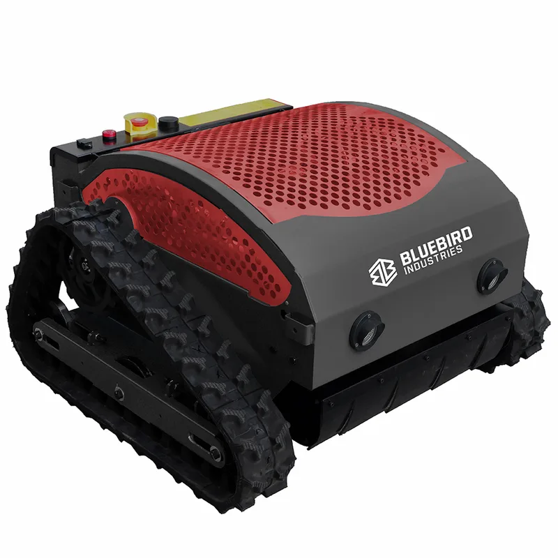 BlueBird FM 23-53 - Robot débroussailleur à chenilles hybride (thermique + batterie) - Radiocommandé