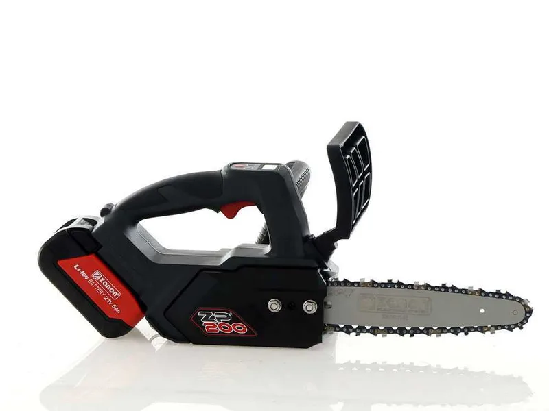 ZANON ZP 200 - Tronçonneuse à batterie 2 x 18 V - 5 Ah - Guide 20 cm