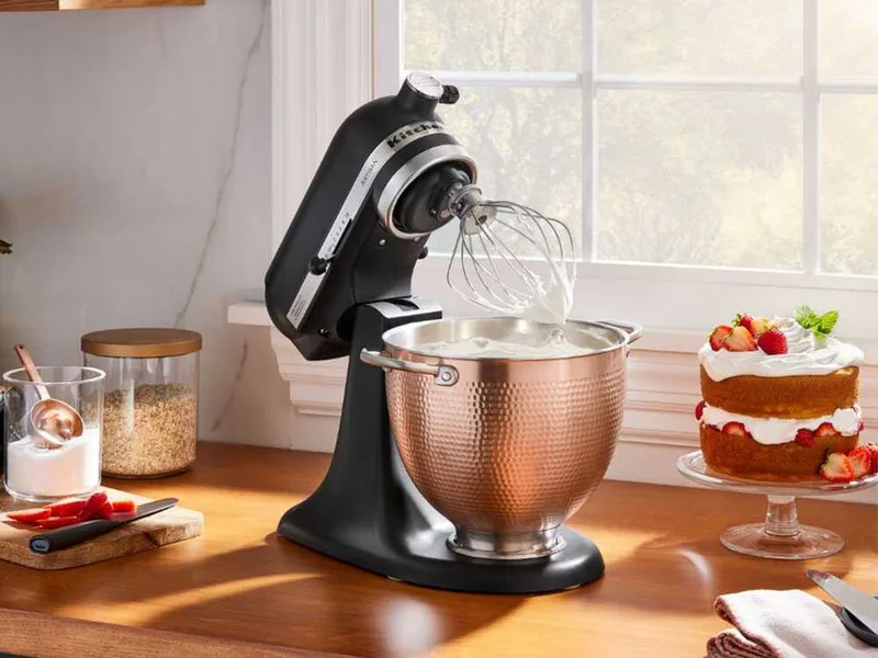 KitchenAid 5KSM5SSBCB - Bol en cuivre martelé 4,7 L
