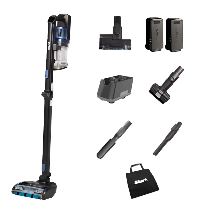 Shark Powerfins IZ320EUT - Aspirateur - Balai à batterie - Avec Pet kit - 2 batteries 21,6 V
