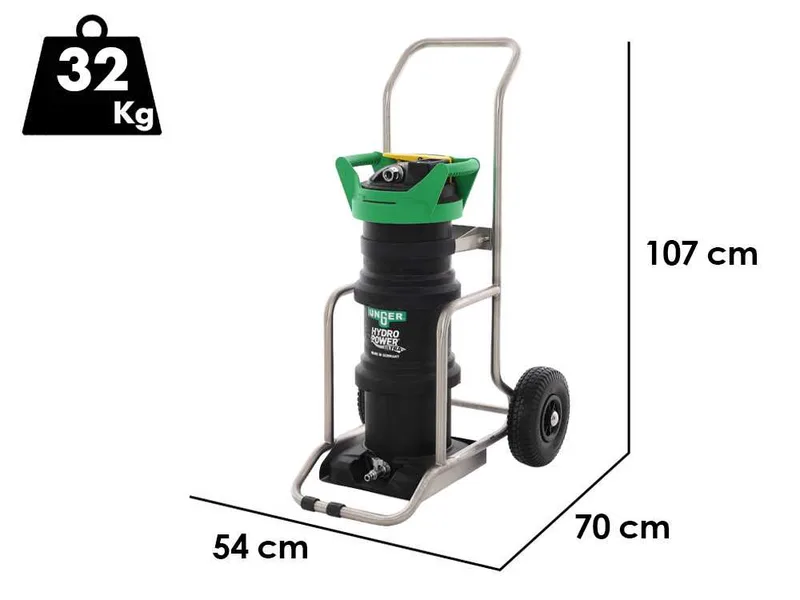 Unger HydroPower Ultra LC - Filtre déionisant pour eau pure - Avec chariot