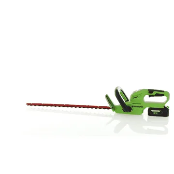 Greenworks G24HT56 - Taille-haie à batterie au lithium 24 V/4 Ah - Lame de 56 cm