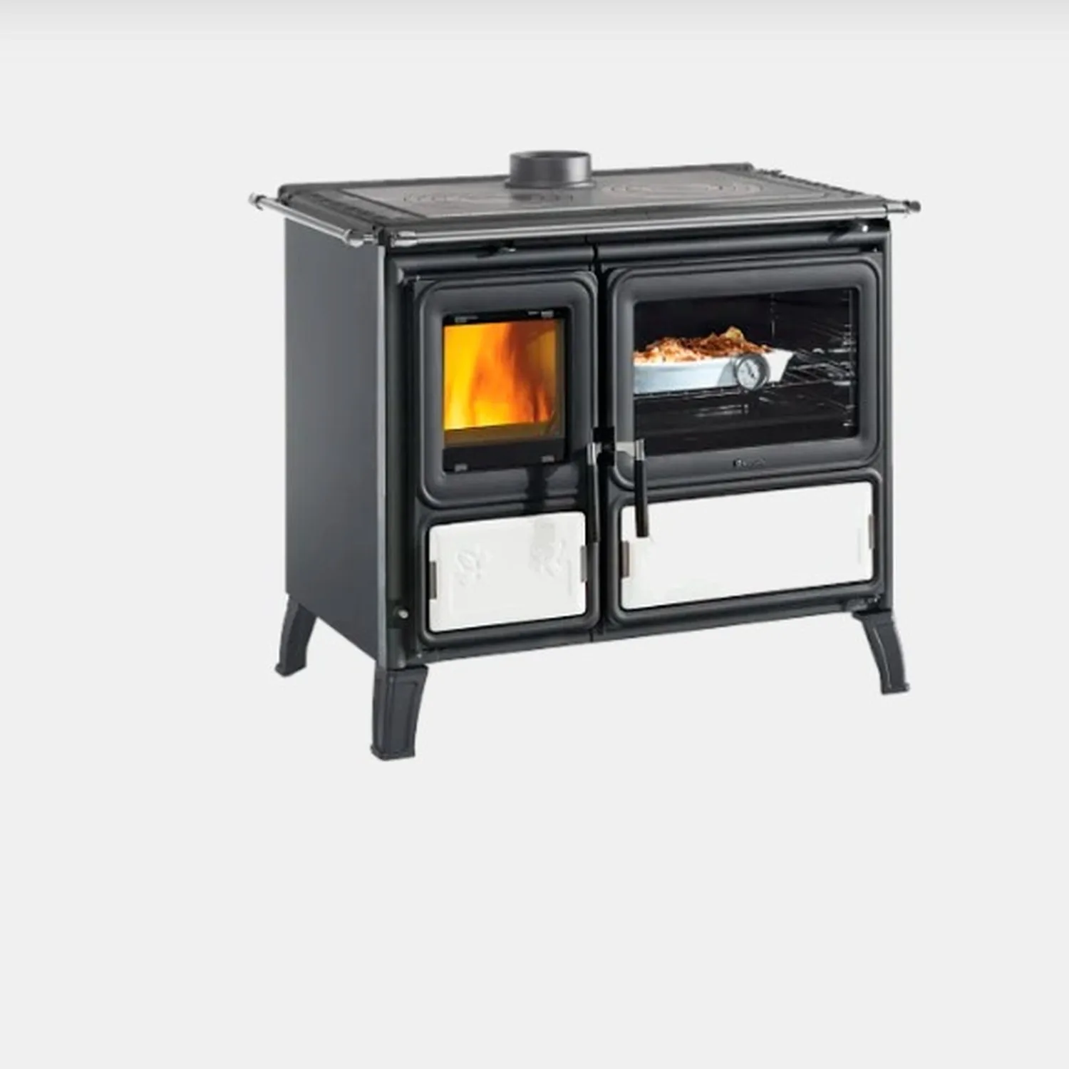 La Nordica MILLY.16 - Blanc cuisinière à bois