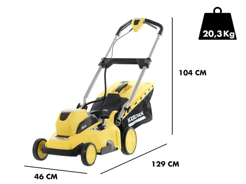 Karcher LMO 36-40 - Tondeuse à gazon électrique à batterie - 36V 6Ah - Coupe 40 cm