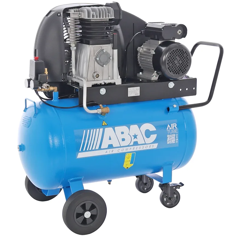 ABAC A39B 90 CM3 - Compresseur d'air électrique monophasé par courroie - Moteur 3 CV - 90 L