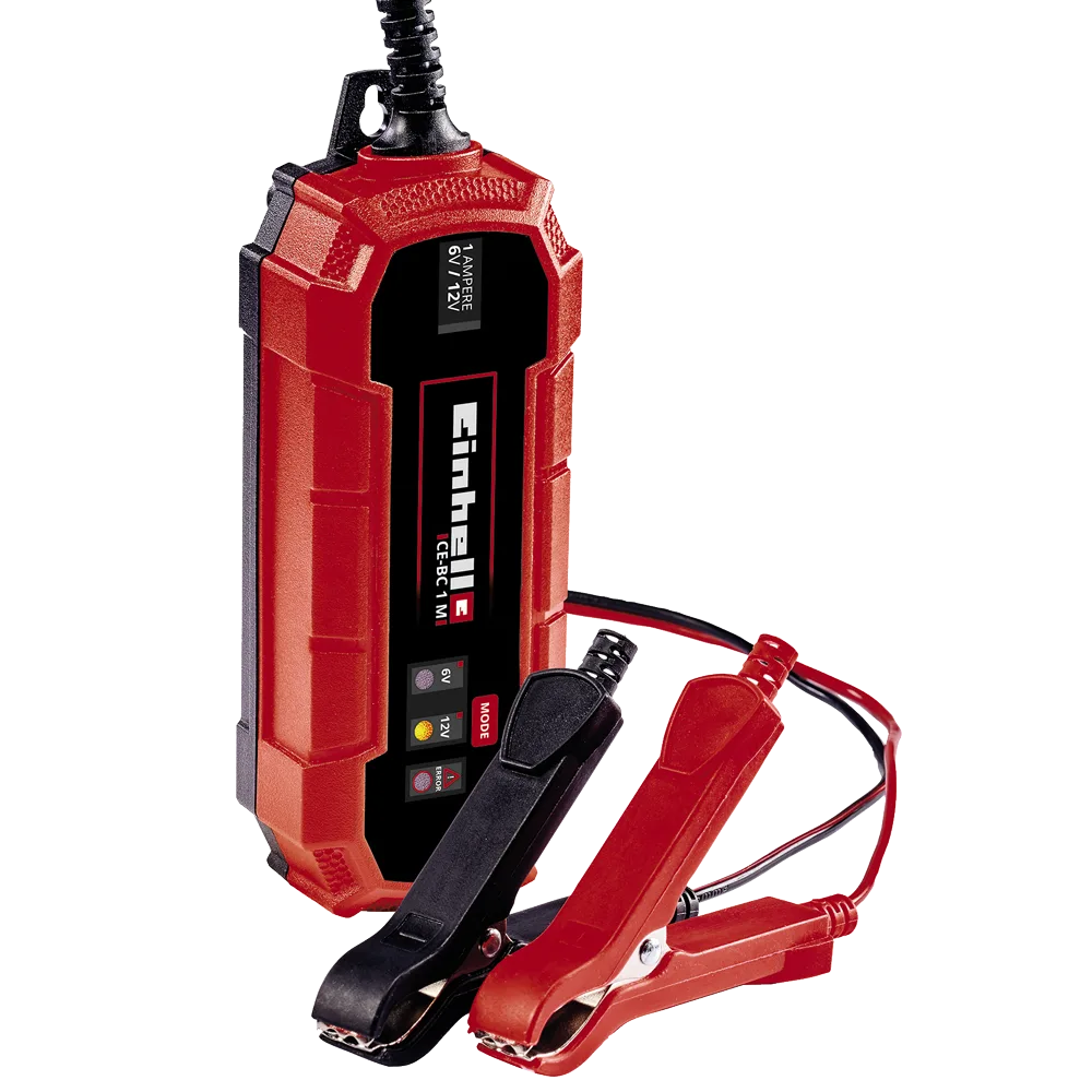 Einhell CE-BC 1 M - 6/12V - Chargeur de batterie et mainteneur de charge - max 32 Ah