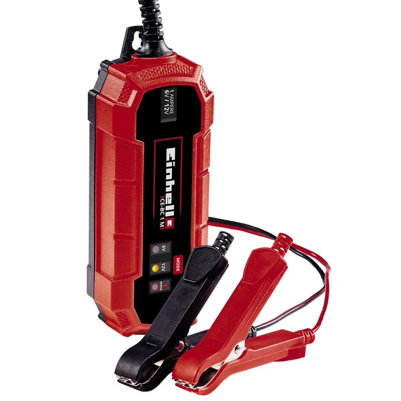 Einhell CE-BC 1 M - 6/12V - Chargeur de batterie et mainteneur de charge - max 32 Ah