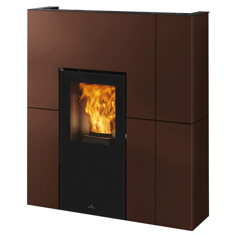 Edilkamin Blade H 15 Evo poêle à granulés bouilleur acier bronze
