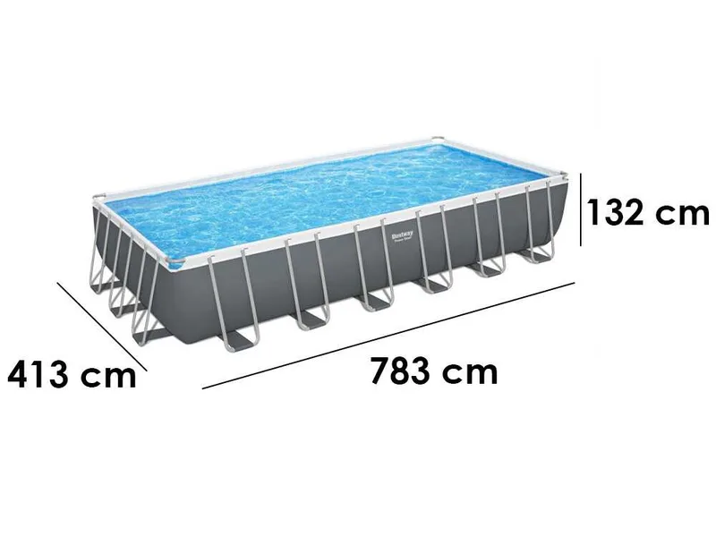 Bestway Power Steel 56475 - 732 x 366 x 132 cm - Piscine hors-sol