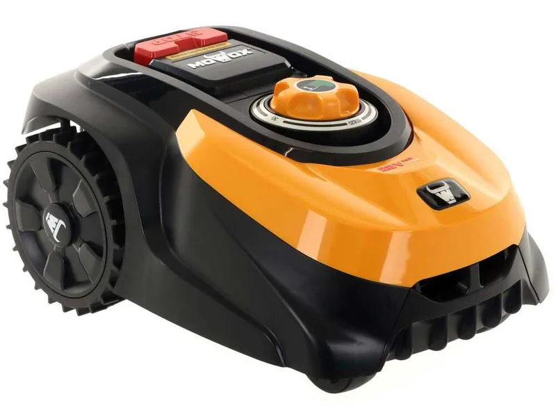 Mowox RM 800 Li BT - Robot tondeuse - Tondeuse avec fil périphérique - batterie au lithium 28V 2.5 Ah