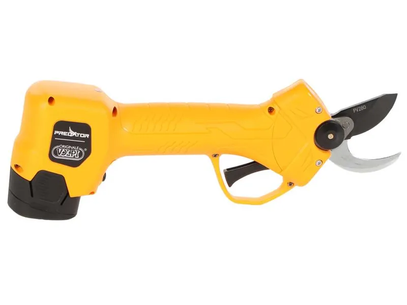 Sécateur électrique avec batterie Volpi PV280 - 2 Batteries incluses - 14.4V et 2Ah - Diamètre de coupe 22 mm