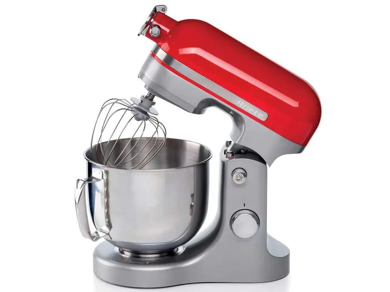 Batteur Mélangeur Planétaire Ariete Moderna Rouge - Puissance 1600 Watts
