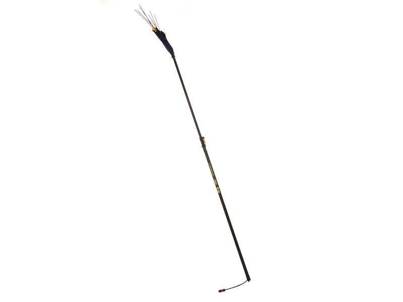Lisam Avatar - Peigne vibreur électrique à batterie - Avec 8 dents en carbone - 230-330 cm - Perche télescopique