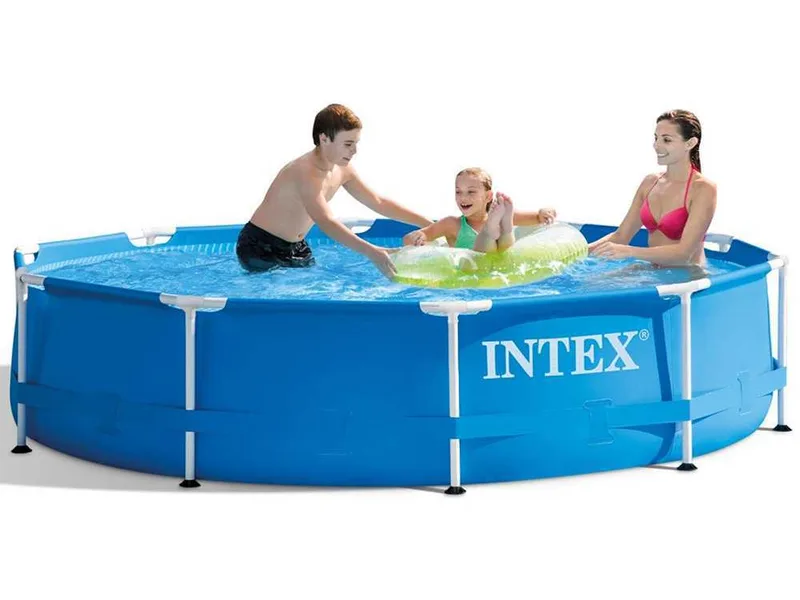 Intex Metal Frame 28202NP - Ø305x76 cm - Piscine ronde + Épurateur à cartouche