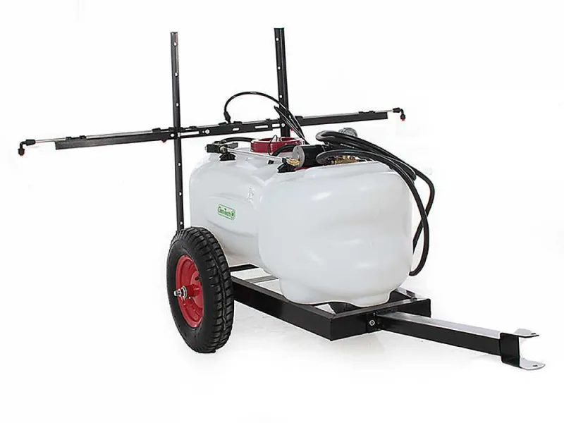 GeoTech CZ100D - Cuve de pulvérisation pour tracteur tondeuse - Pompe 12V - 100L