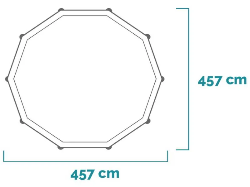 Intex Prisma Frame 26726NP - Ø457x122 cm - Piscine Ronde