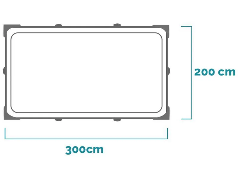 Intex Rectangular Frame 28272NP - 300x200x75 cm - Piscine