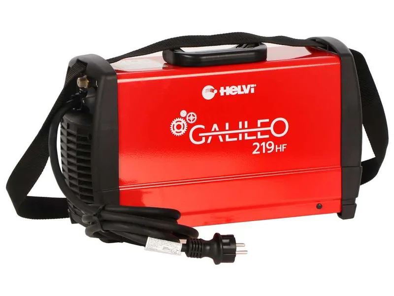 Helvi Galileo TIG219 HF - Poste à souder Inverter (MMA, TIG HF ou LIFT) + Kit sac, à courant continu (DC)