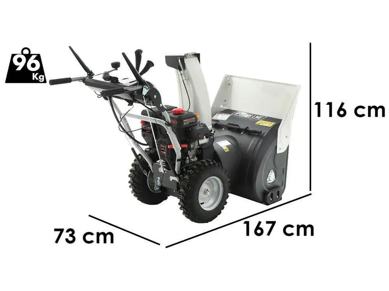 BlackStone B-ST 66 LWE - Fraise à neige thermique - Loncin G210F(D)S