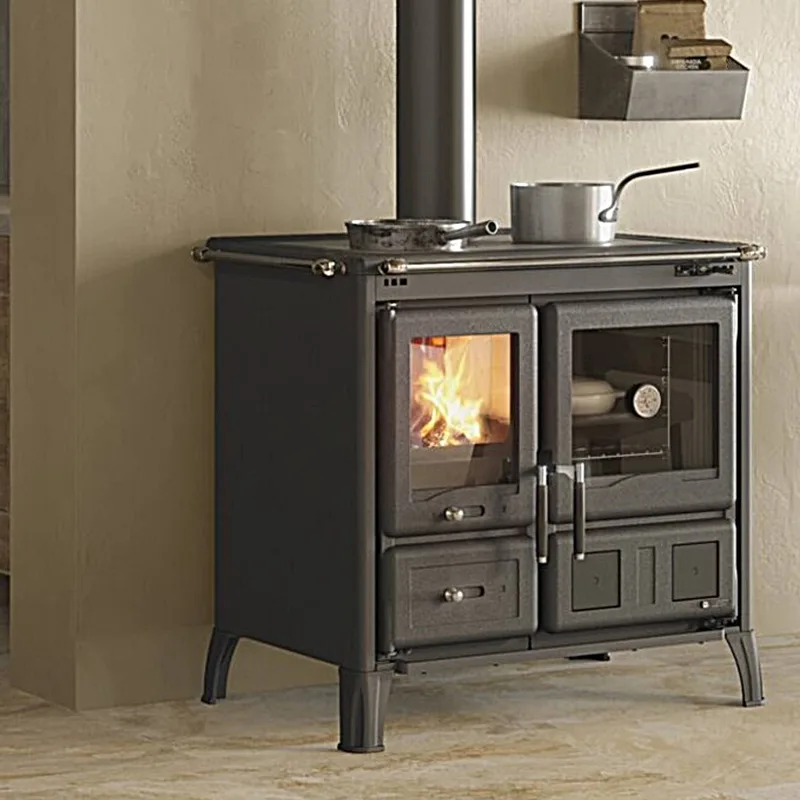 La Nordica GARDENIA.16 Acier - Noir anthracite Cuisinière à bois