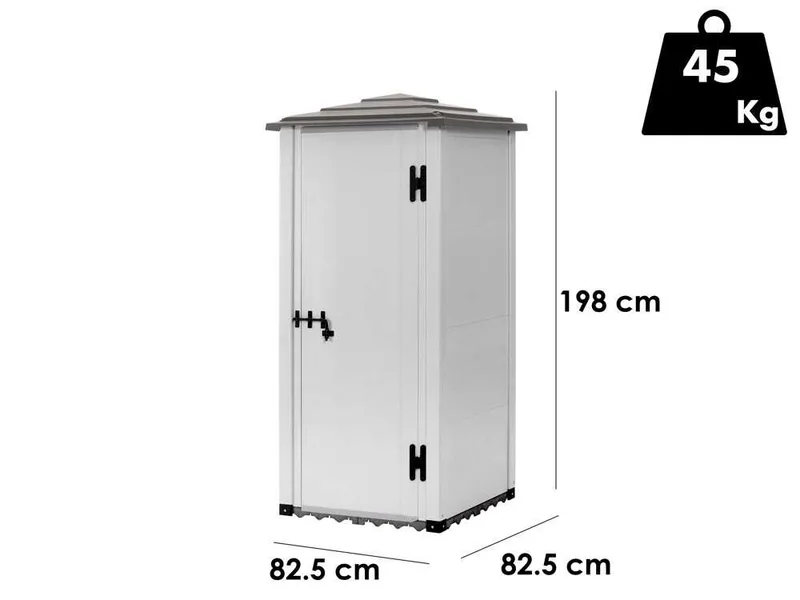 Garofalo Urban 80 Pagoda - Abri de jardin - 82,5 x 82,5 x 198 cm