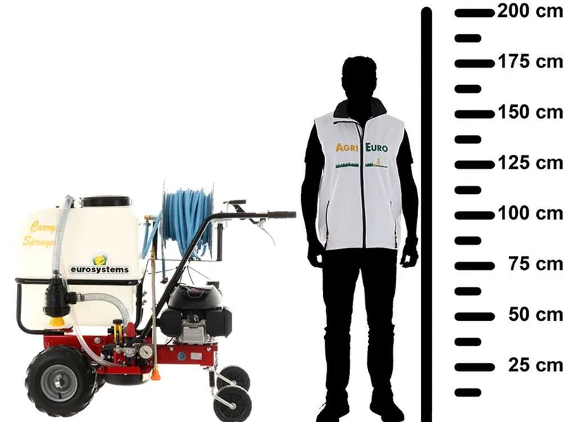 Brouette motorisée de pulvérisation Eurosystem Carry Sprayer avec moteur Honda GCVx170