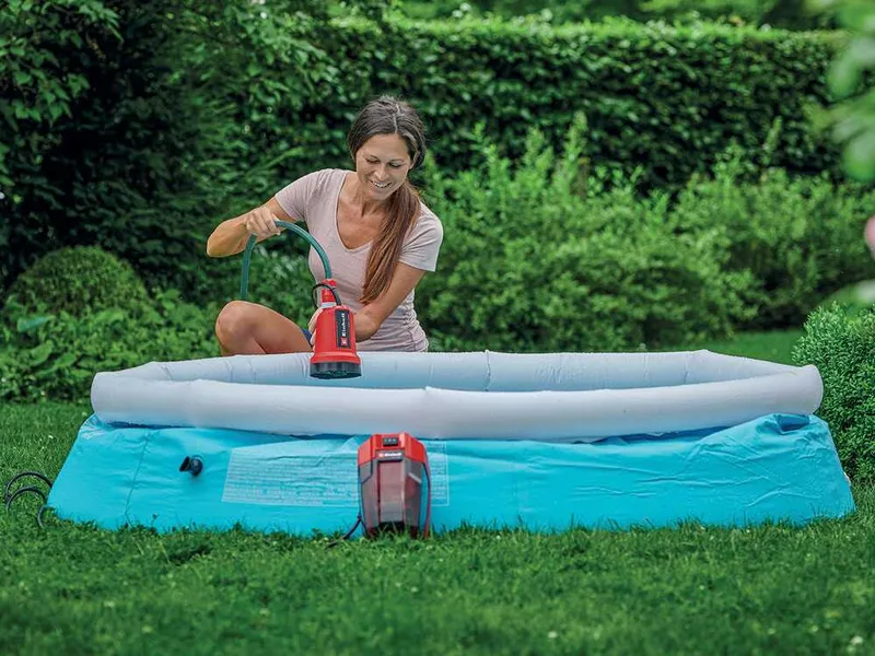 Einhell GE-SP 18 LL Li - Pompe immergée pour eaux claires - 18V 4Ah et chargeur