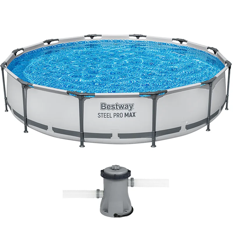 Bestway Steel Pro Max 56416 - Ø366x76 cm - Piscine ronde pour 5-6 personnes