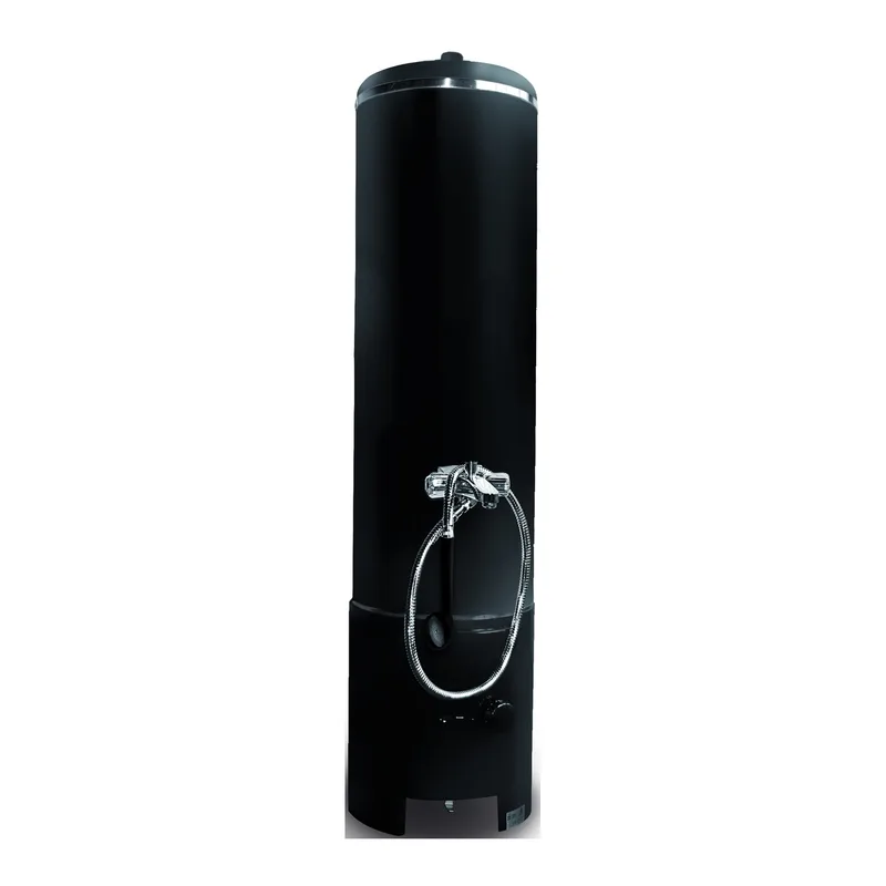 Wittigsthal Chauffe-bain sans pression 100L "Black Edition" complet – entièrement noir, MB, douchette noire