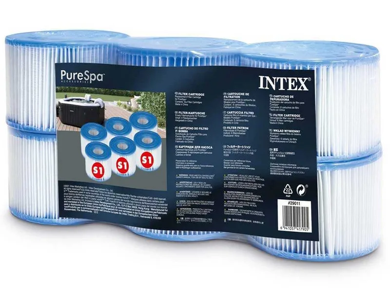 Cartouche filtre modèle "S1" 6 pièces Intex 29011