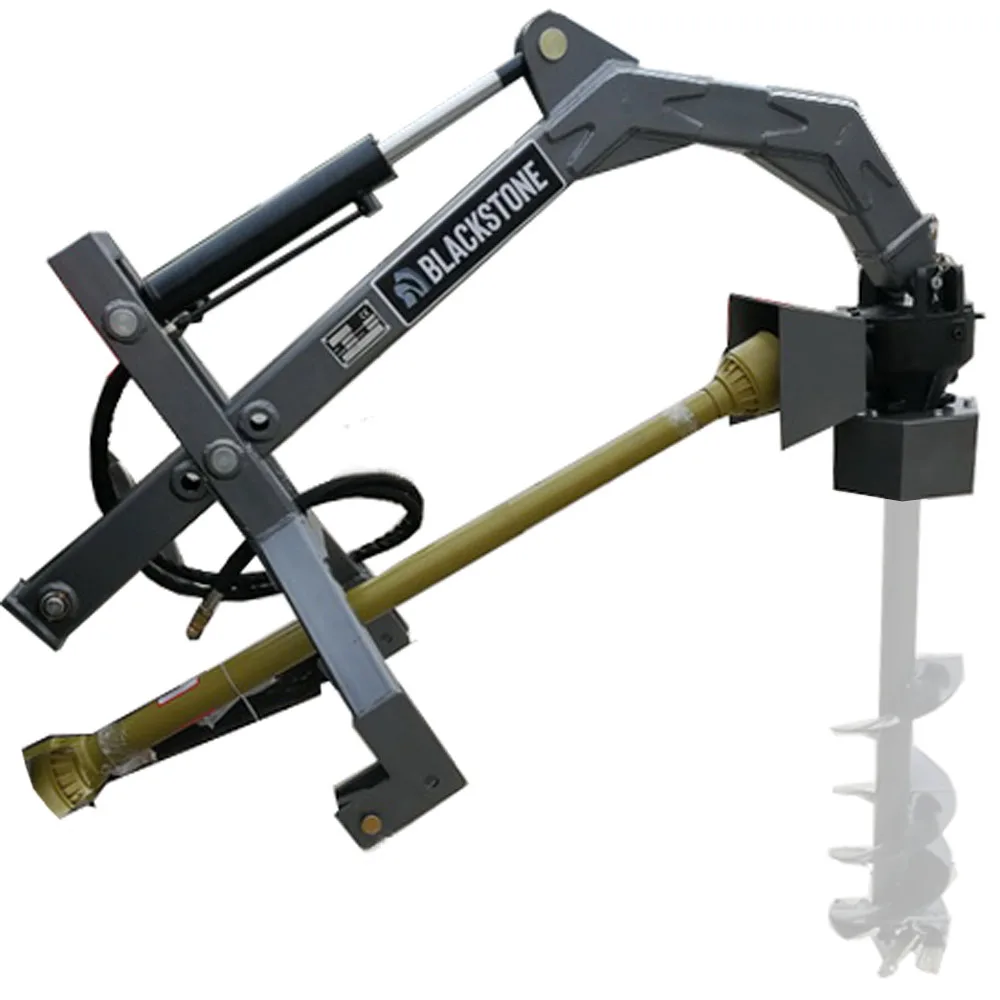 BlackStone BHD500 hr - Tarière pour tracteur - Système de poussée hydraulique - mèche non incluse