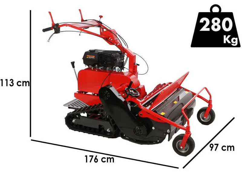 Blue Bird FM860 - Tondeuse débroussailleuse à couteaux - Loncin G420F