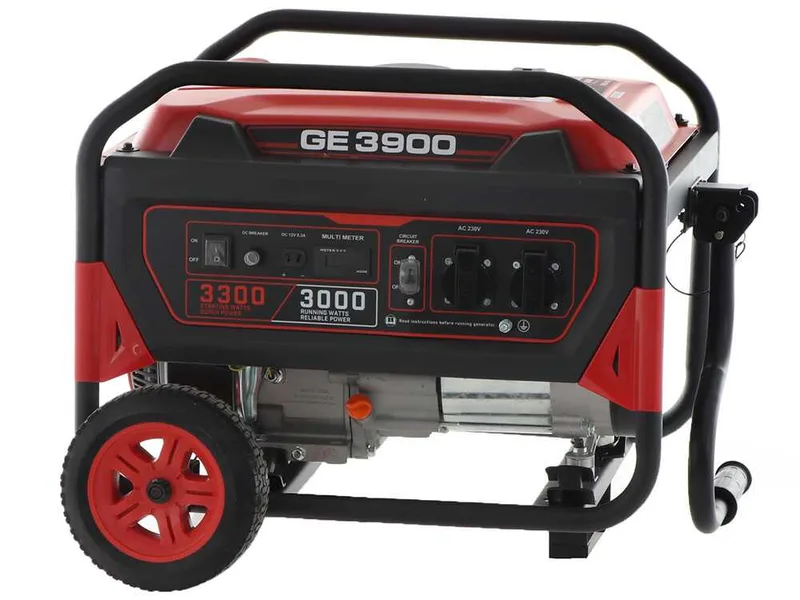 Mosa GE 3900 - Groupe électrogène à essence sur chariot 3.3 KW - Continu 3 kW Monophasé