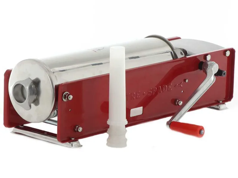 Tre Spade Mod. 15 Rouge - Poussoir à saucisse manuel 15 kg - 2 vitesses