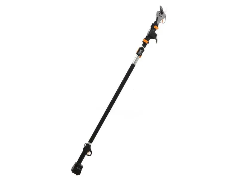 Volpi KV390 - Sécateur électrique de taille - 2x 21.6V 2.5Ah + Perche de rallonge - Diamètre de coupe 40 mm