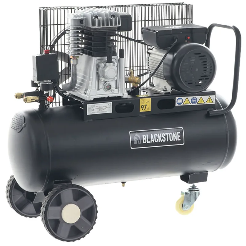 BlackStone B-LBC 50-20 - Compresseur d'air électrique à courroie - Moteur 2 CV - 50 L