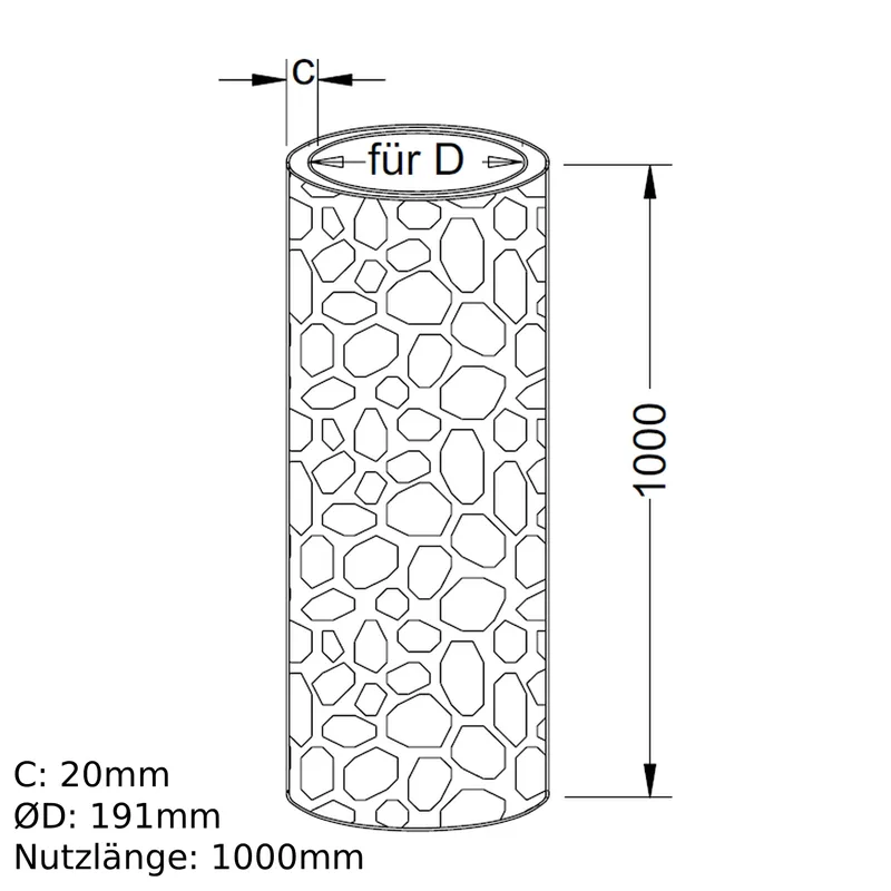 Schiedel tube isolé