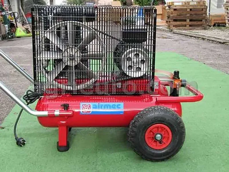 Motocompresseur avec moteur électrique Airmec 410 lt/min. compresseur de chantier