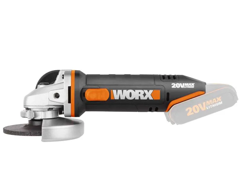 Ponceuse d'angle à batterie Worx WX800.9 - machine uniquement