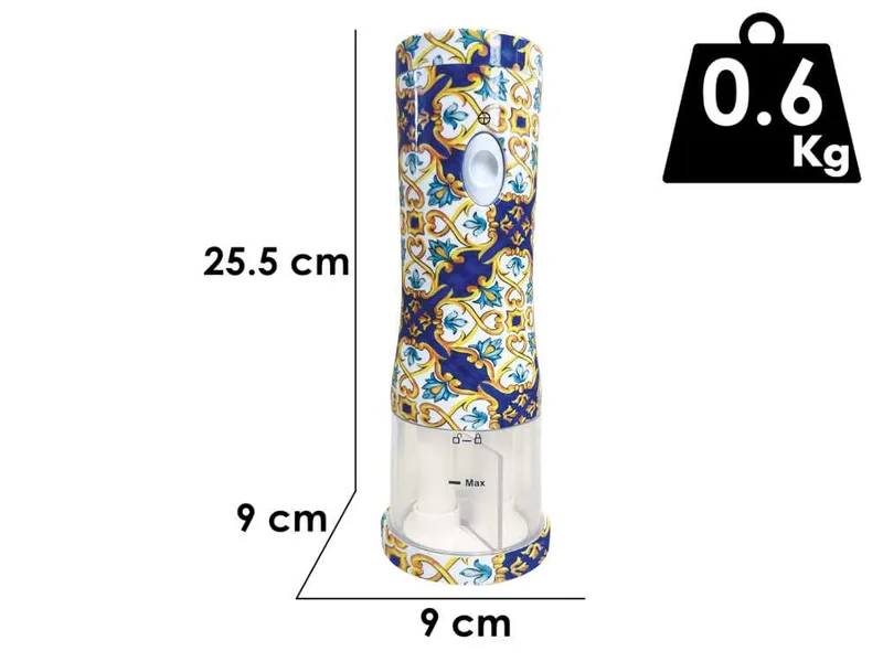 RGV Cheesy Maiolica - Râpe électrique de table sans fil - 30 W