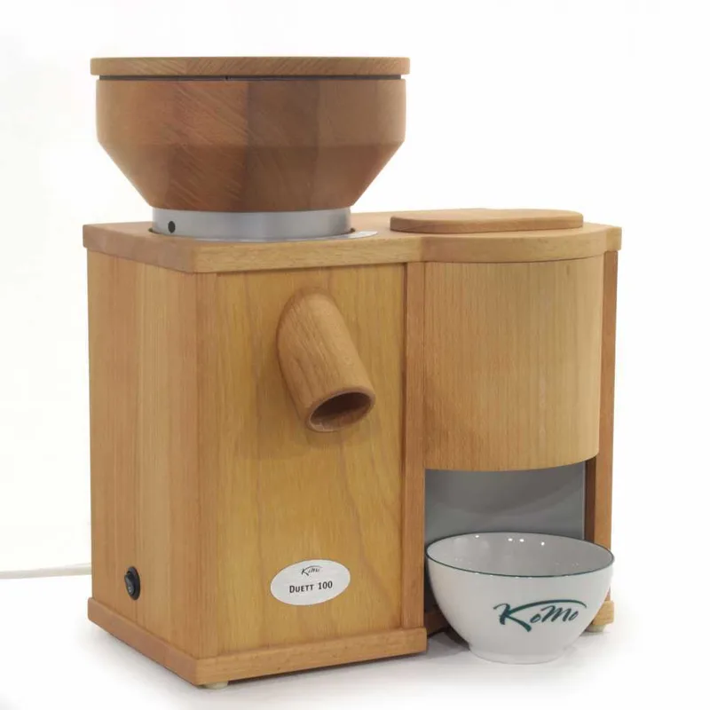 Komo Duett 100 1200g - Moulin à farine et floconneuse - Moteur de 360W