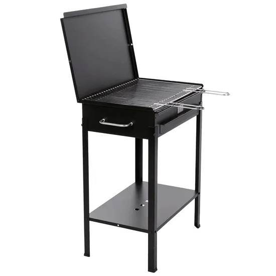 Mille Stromboli Large - Barbecue à charbon en fer artisanal - 57,5x37 cm