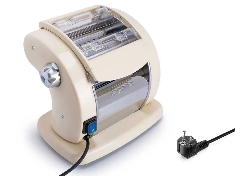 Imperia PastaPresto Classica crème - Machine à pâtes électrique en INOX
