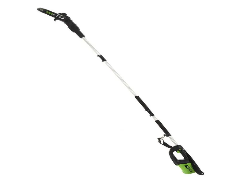 Greenworks GD60PS - Perche élagueuse à batterie sur rallonge - Batterie 60V 2Ah