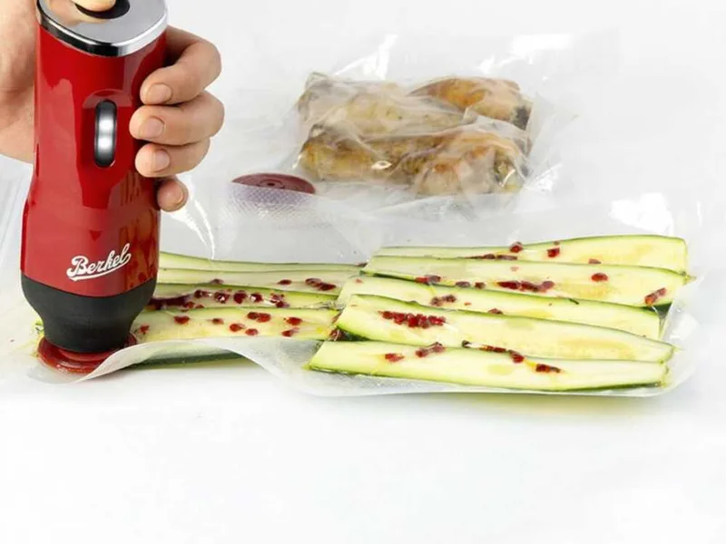 Lot de 10 sachets sous vide zippés Berkel Icon Mini Vacuum – 5 de 22 × 24 cm + 5 de 22 × 36 cm